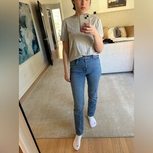 H&M Slim Straight Ultra High Rise 90s Style Jeans Sz 4